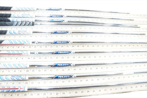Project X Blue Label Steel 6.0 S 120g 33"-37.5" 10p Iron Shaft Set Pulls 0771 Project X Blue Label Steel 6.0 S 120g 33"-37.5" 10p Iron Shaft Set Pulls 0771