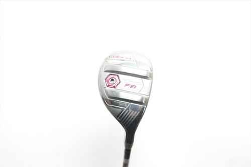 Cobra King F8 Silver/Pink Women'S 25° 5H Hybrid Ladies Stock Shaft 1257476 Good Cobra King F8 Silver/Pink Women'S 25° 5H Hybrid Ladies Stock Shaft 1257476 Good