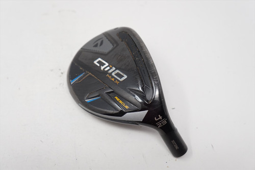 Taylormade Qi10 Max 23* #4 Hybrid Rescue Club Head Only .370 GOOD 1269571 Taylormade Qi10 Max 23* #4 Hybrid Rescue Club Head Only .370 GOOD 1269571