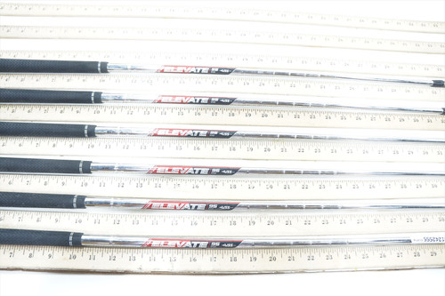 True Temper Elevate 95 R 95g Regular 33.75"-36" 6P Iron Shaft Set Pulls 2555 True Temper Elevate 95 R 95g Regular 33.75"-36" 6P Iron Shaft Set Pulls 2555