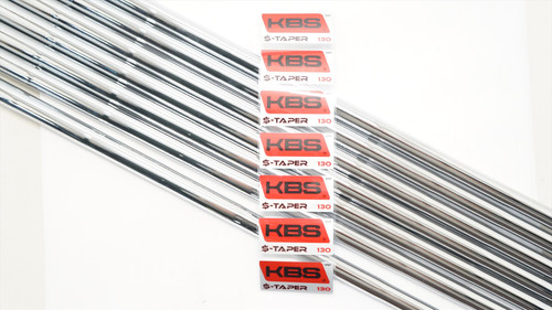 Uncut KBS $-Taper 130 X-Stiff 37.5"-40" 4-PW Iron Shaft Set PULLS .355 Taper Uncut KBS $-Taper 130 X-Stiff 37.5"-40" 4-PW Iron Shaft Set PULLS .355 Taper