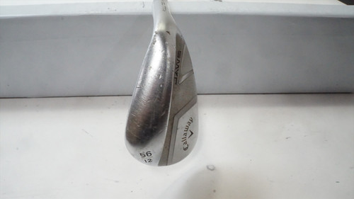 Callaway Jaws Raw Chrome Full Toe Wedge 56°-12 Wedge Dynamic Gold 1253487 Good Callaway Jaws Raw Chrome Full Toe Wedge 56°-12 Wedge Dynamic Gold 1253487 Good