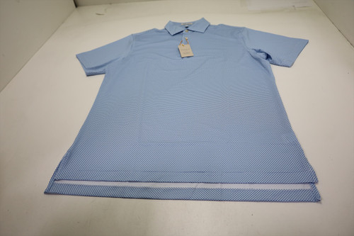 Peter Millar Golf Pattern Polo Mens Size Medium W/SBL 600C 01268430 New