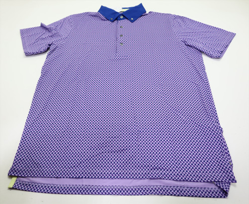 Greyson Golf Wolf Whisperer Polo Mens Size Medium Heather 988E 01261335 New Greyson Golf Wolf Whisperer Polo Mens Size Medium Heather 988E 01261335 New
