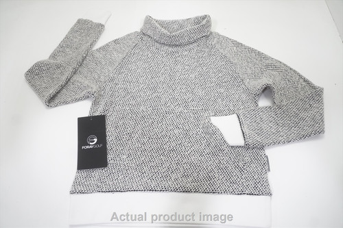 Foray Golf D3 Boucle Knit Funnel Sweater Womens X-Small White 840B 1084855 New Foray Golf D3 Boucle Knit Funnel Sweater Womens X-Small White 840B 1084855 New