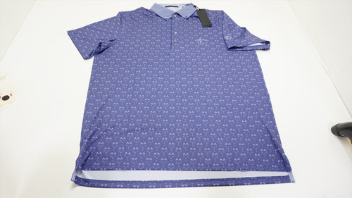 Greyson Golf Deco Wolf Polo Mens Size Large Honeycreeper W/Logo 912A 1167872 New Greyson Golf Deco Wolf Polo Mens Size Large Honeycreeper W/Logo 912A 1167872 New