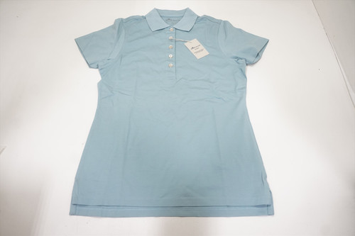 Peter Millar Golf Classic Polo Womens Size Small Silver Sage 850A 01092887 New Peter Millar Golf Classic Polo Womens Size Small Silver Sage 850A 01092887 New