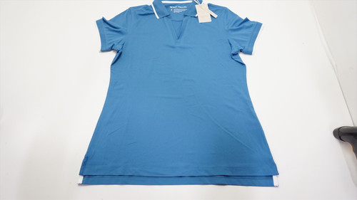 Peter Millar Golf Betty Drop-V Polo Womens Size Small STM/W 919D 01173045 New Peter Millar Golf Betty Drop-V Polo Womens Size Small STM/W 919D 01173045 New
