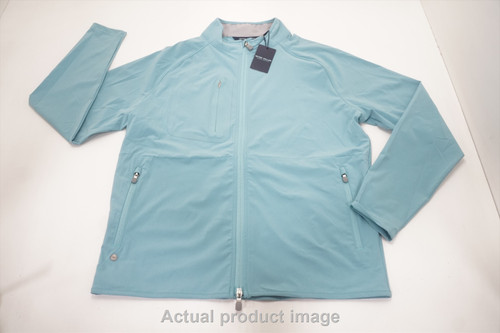 Peter Millar Flex Adapt Wind Cheater Jacket Mens Size Medium Aqua 771A 01020070 Peter Millar Flex Adapt Wind Cheater Jacket Mens Size Medium Aqua 771A 01020070