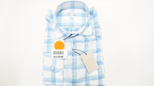 Peter Millar Sand Harbor Cotton Sport Button Down Mens Medium SMSKY 923A 1175738 Peter Millar Sand Harbor Cotton Sport Button Down Mens Medium SMSKY 923A 1175738
