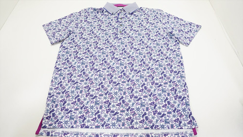Greyson Tulum Symbols Polo Mens Size Medium Arctic 952B 01197601 01197601 New Greyson Tulum Symbols Polo Mens Size Medium Arctic 952B 01197601 01197601 New