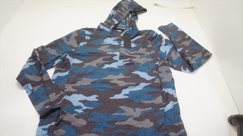 Greyson Loch Ness Camo Newago Pac Lite Pullover Mens Medium Cloud 966A 01204317 New Greyson Loch Ness Camo Newago Pac Lite Pullover Mens Medium Cloud 966A 01204317 New