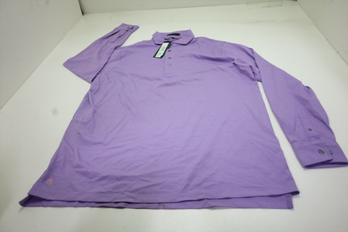 Greyson Golf Long Sleeve Polo Mens Size XL Lavender Regular 950B 01248172 New Greyson Golf Long Sleeve Polo Mens Size XL Lavender Regular 950B 01248172 New