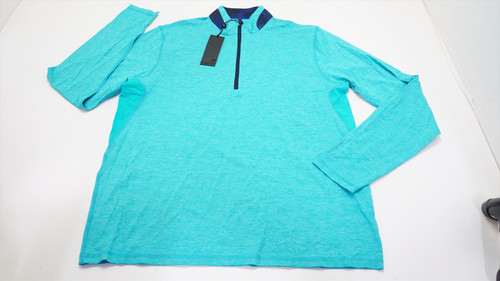Greyson Golf Midlayer Pullover Mens Size Medium Lagoon 951B 01196290 New Greyson Golf Midlayer Pullover Mens Size Medium Lagoon 951B 01196290 New