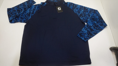FootJoy Golf Camo Pullover Mens Size Medium Navy 947A 01190761 New FootJoy Golf Camo Pullover Mens Size Medium Navy 947A 01190761 New