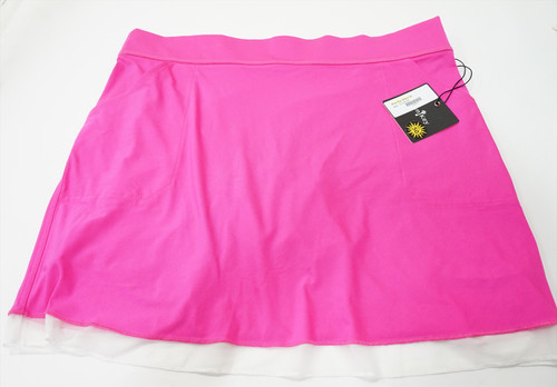 Belyn Key Golf Layered Skort Womens Size XL Hot Pink 974D 01210204 New Belyn Key Golf Layered Skort Womens Size XL Hot Pink 974D 01210204 New