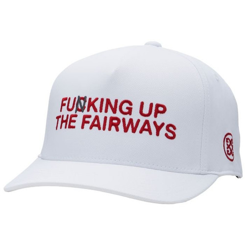 G/Fore Golf Funking Up Stretch Twill Snapback Hats Mens One Size Snow Adjustable New G/Fore Golf Funking Up Stretch Twill Snapback Hats Mens One Size Snow Adjustable New