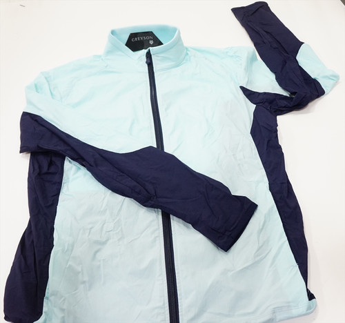 Greyson Golf Trailwolf Jacket Mens Size Medium Bay/Navy 972C 01209239 New Greyson Golf Trailwolf Jacket Mens Size Medium Bay/Navy 972C 01209239 New