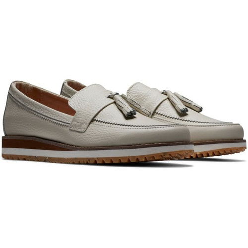 Footjoy Golf Sandy Shoes Womens Size 7 M Bone/Brown 92396 01126652 New Footjoy Golf Sandy Shoes Womens Size 7 M Bone/Brown 92396 01126652 New