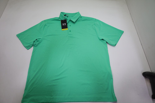 Under Armour Golf Loose Polo Mens Size Large Vapor Green 953A 01243511 New Under Armour Golf Loose Polo Mens Size Large Vapor Green 953A 01243511 New