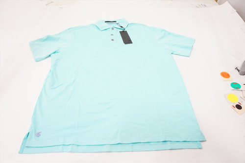Greyson Golf Classic Polo Mens Size Medium Skystone Regular 986C 01215576 New Greyson Golf Classic Polo Mens Size Medium Skystone Regular 986C 01215576 New