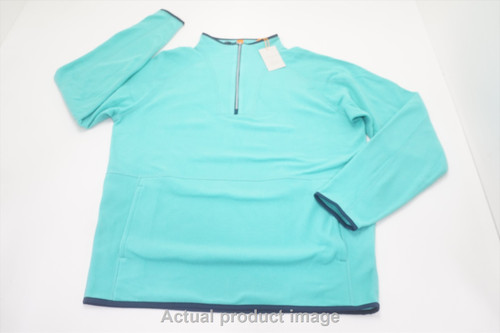 Peter Millar Thermal Flow Microfleece Pullover Mens Medium Lily Pad 770A 1018671 Peter Millar Thermal Flow Microfleece Pullover Mens Medium Lily Pad 770A 1018671