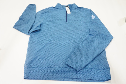 Turtleson Axi Quarter-Zip Pullover Mens Medium Navy W/Logo 998B 01224207 New Turtleson Axi Quarter-Zip Pullover Mens Medium Navy W/Logo 998B 01224207 New