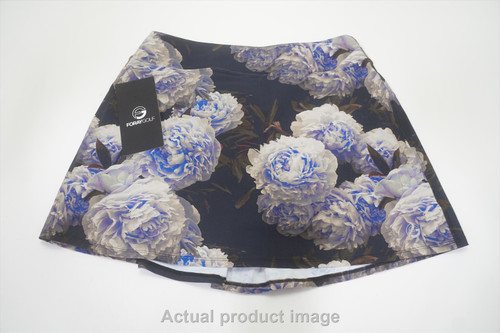 Foray Golf Golf Hydrangea Print Skort Womens Size Large Black 838B 01082927 New Foray Golf Golf Hydrangea Print Skort Womens Size Large Black 838B 01082927 New