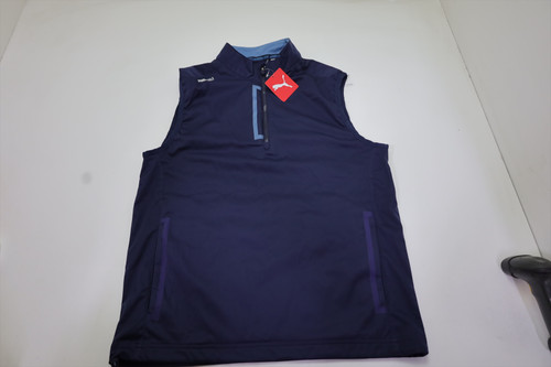 Puma Momenturn Wind Vest Mens Size Medium Navy 927C 01246487 New Puma Momenturn Wind Vest Mens Size Medium Navy 927C 01246487 New