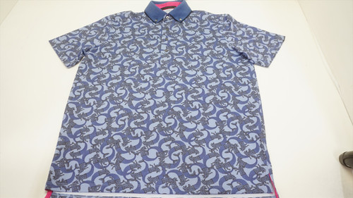 Greyson Golf Merwolf Polo Mens Size Medium Heron Regular 964C 01202223 New Greyson Golf Merwolf Polo Mens Size Medium Heron Regular 964C 01202223 New