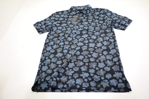 Travis Mathew Golf PATTERN Polo Mens Size Small BLACK 979B 01265731 New Travis Mathew Golf PATTERN Polo Mens Size Small BLACK 979B 01265731 New