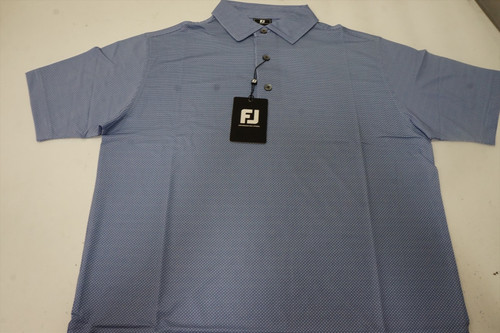 FootJoy OCTGN Print Lisle Polo Mens Size Small MIST/STRM/THSTL 1009A 1229008 New FootJoy OCTGN Print Lisle Polo Mens Size Small MIST/STRM/THSTL 1009A 1229008 New