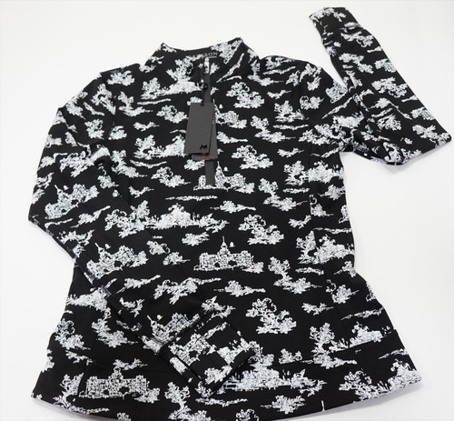 Greyson Golf Print Pullover Womens Size Small Black Regular 971A 01208068 New Greyson Golf Print Pullover Womens Size Small Black Regular 971A 01208068 New