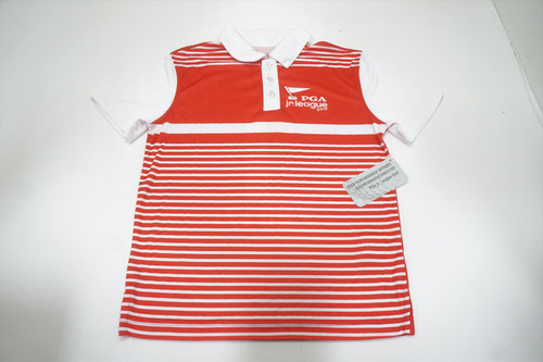 PGA Reach Golf Junior League Polo Boys Size Small Red/White 864A 01110562 New PGA Reach Golf Junior League Polo Boys Size Small Red/White 864A 01110562 New