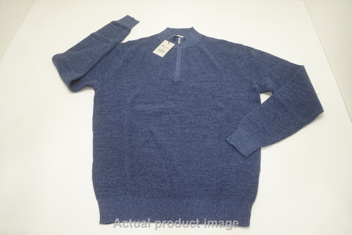 Peter Millar Kitts Twisted Merino Wool Sweater Mens Medium Blue 790B 1043474 Peter Millar Kitts Twisted Merino Wool Sweater Mens Medium Blue 790B 1043474
