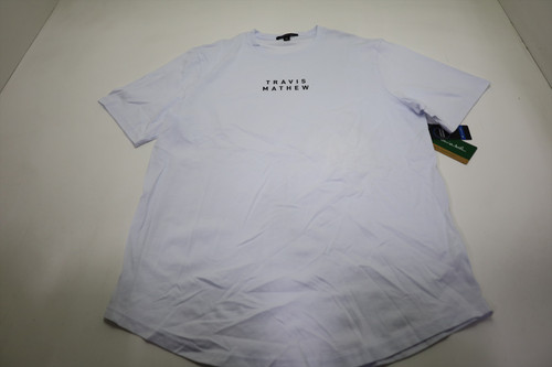 Travis Mathew Golf Yucca Flower Polo Mens Size Large White 1029C 01270568 New Travis Mathew Golf Yucca Flower Polo Mens Size Large White 1029C 01270568 New