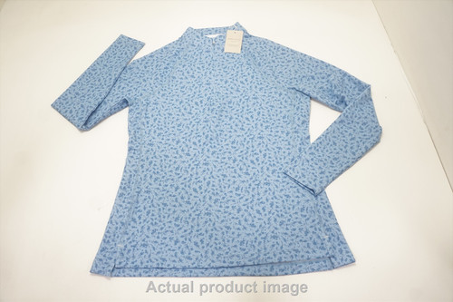 Peter Millar Raglan Layer Pullover Womens Small Blue Floral 810B Peter Millar Raglan Layer Pullover Womens Small Blue Floral 810B