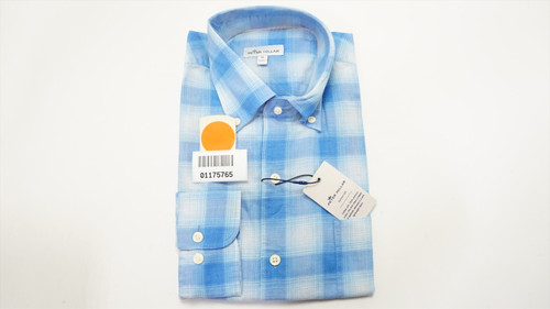 Peter Millar Golf Classic Button Down Mens Size Medium ABLU 923B 01175765 New Peter Millar Golf Classic Button Down Mens Size Medium ABLU 923B 01175765 New