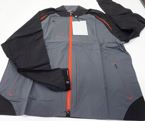 FootJoy Dry Joy Select Jacket Mens Large Black/Charcoal/Red 969A 01205978 New FootJoy Dry Joy Select Jacket Mens Large Black/Charcoal/Red 969A 01205978 New