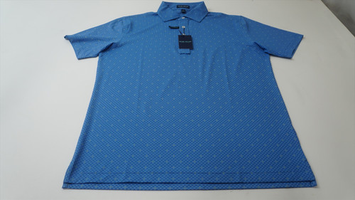 Peter Millar Golf Pattern Polo Mens Size Medium FNTBL 1050A 01267495 New Peter Millar Golf Pattern Polo Mens Size Medium FNTBL 1050A 01267495 New