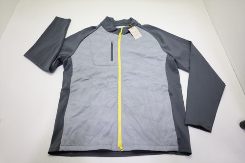Peter Millar Merge Hybrid Jacket Mens Medium Gale Grey/Iron 1032A 01239173 New Peter Millar Merge Hybrid Jacket Mens Medium Gale Grey/Iron 1032A 01239173 New