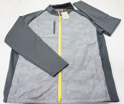 Peter Millar Merge Camo Hybrid Jacket Mens Medium Gale Grey/Iron 975A 01210234 Peter Millar Merge Camo Hybrid Jacket Mens Medium Gale Grey/Iron 975A 01210234
