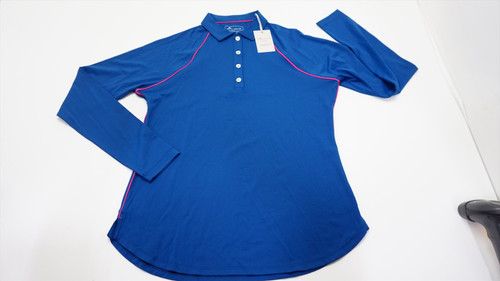Peter Millar Golf Long Sleeve Polo Womens Size Small NT/CM 919D 01173041 New Peter Millar Golf Long Sleeve Polo Womens Size Small NT/CM 919D 01173041 New