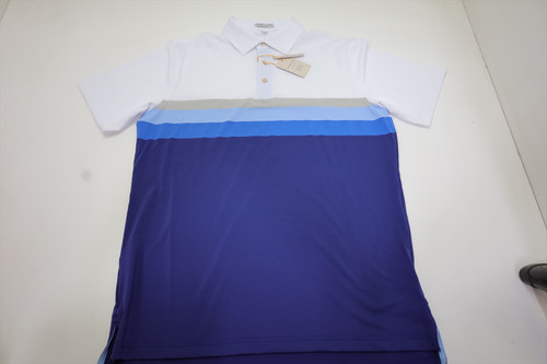 Peter Millar Fulton Jersey Polo Mens Size Medium White 927D 01246519 New Peter Millar Fulton Jersey Polo Mens Size Medium White 927D 01246519 New