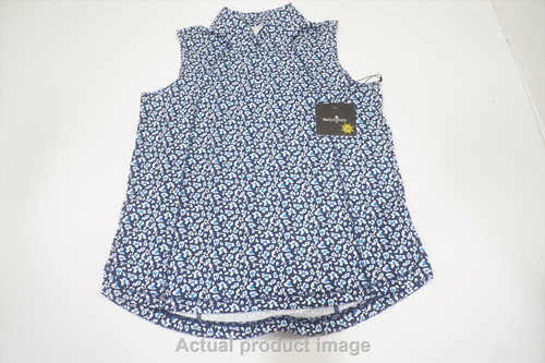 Belyn Key Golf Mesh Panel Polo Womens Size X-Small Print 841B 01084904 New Belyn Key Golf Mesh Panel Polo Womens Size X-Small Print 841B 01084904 New