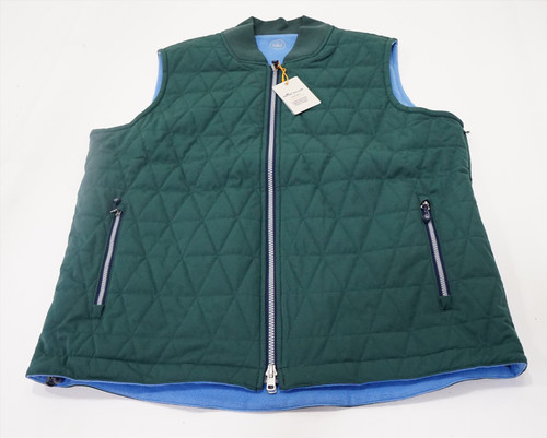 Peter Millar Reversible Vest Mens Size Medium Dark Green 980B 01213051 New Peter Millar Reversible Vest Mens Size Medium Dark Green 980B 01213051 New