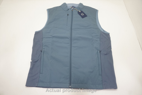 FootJoy Insulated Full Zip Vest Mens Medium Bluestone/Denim 805D 01055885 New FootJoy Insulated Full Zip Vest Mens Medium Bluestone/Denim 805D 01055885 New