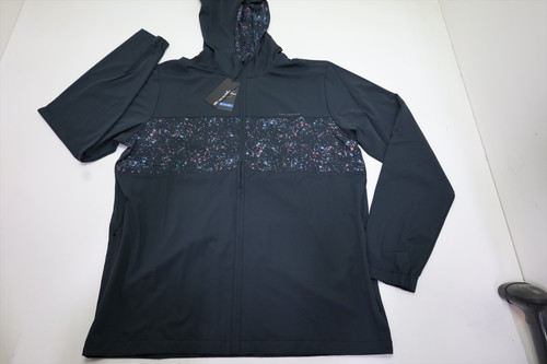 Travis Mathew Splatter Tech Hoodie Jacket Mens Large Black 1012D 01262924 New Travis Mathew Splatter Tech Hoodie Jacket Mens Large Black 1012D 01262924 New
