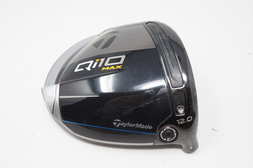 Taylormade Qi10 Max 12* Driver Club Head Only Very Good 1280224 Taylormade Qi10 Max 12* Driver Club Head Only Very Good 1280224