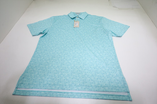 Peter Millar Show Me The Way Polo Mens Size Medium CAB 1006D 01280094 New Peter Millar Show Me The Way Polo Mens Size Medium CAB 1006D 01280094 New